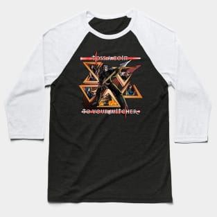 The Witcher Heavy Metal Baseball T-Shirt